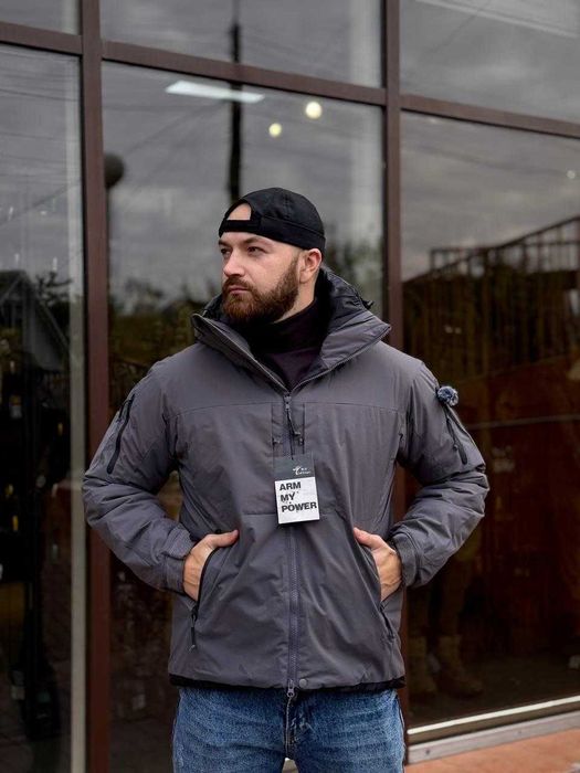 Тактична військова зимова куртка-пуховик Call Dragon 10.0 до -25 Grey