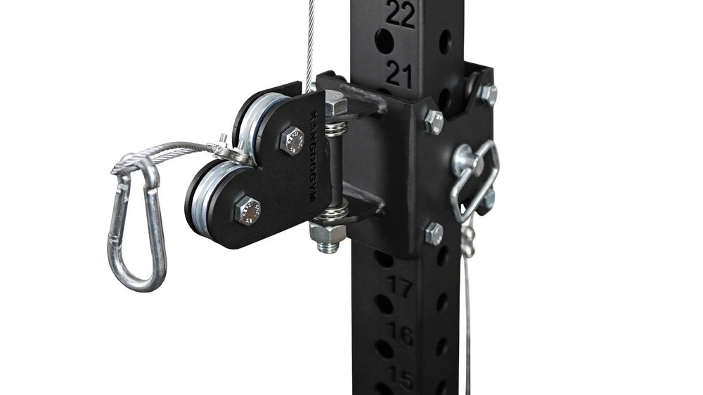 Half rack 80x80x3 + 2x wyciąg regulowany / klatka treningowa