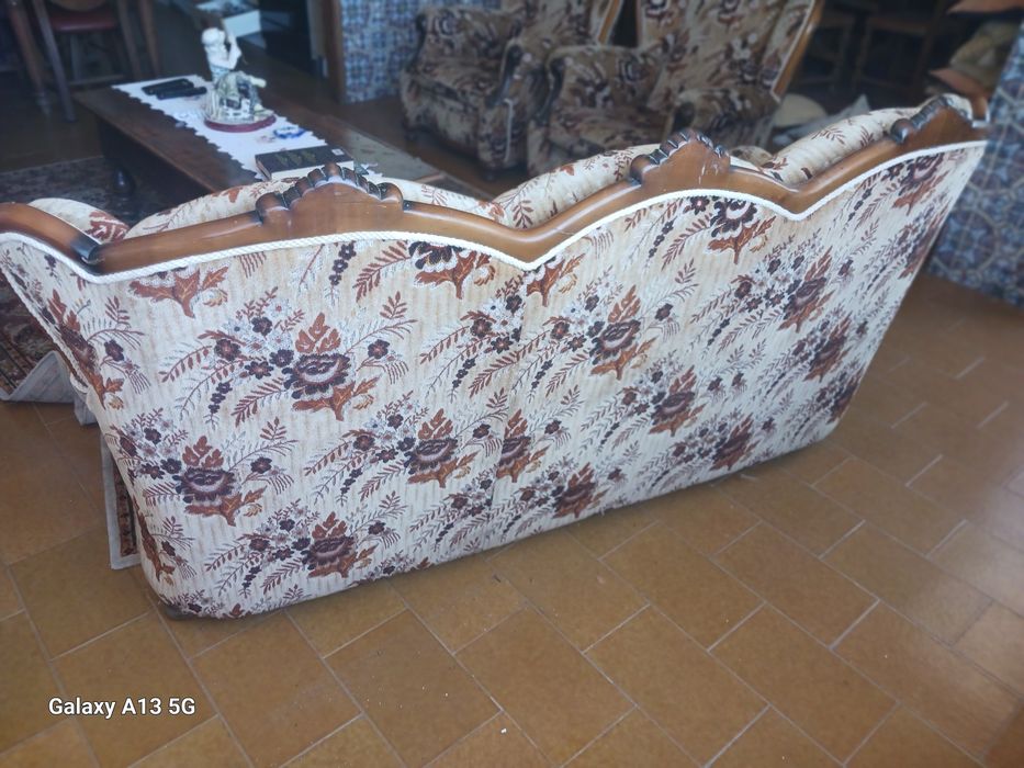 Conjunto de sofas com sofa cama