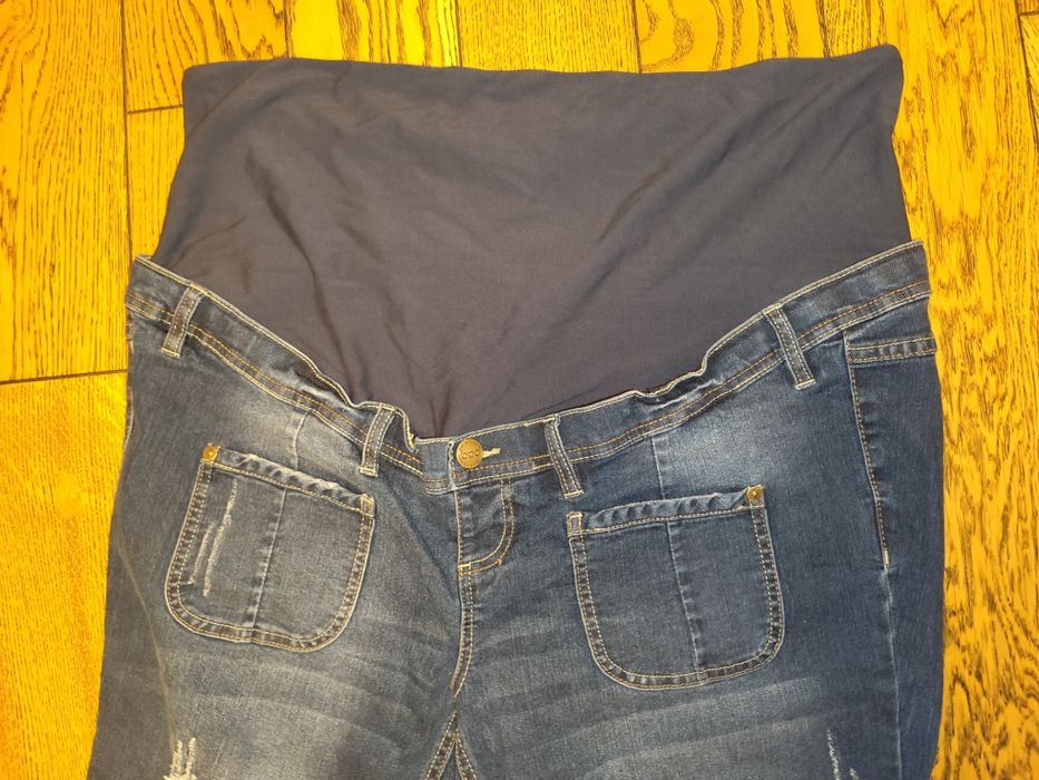 Nowe ciążowe spodnie jeansowe 50 Bonprix