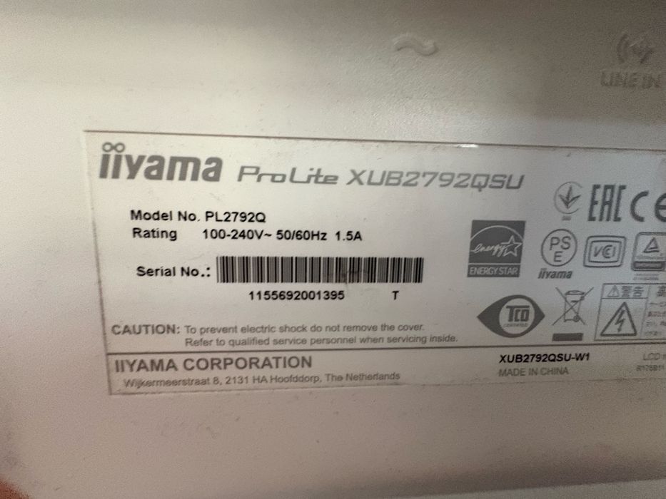 Monitor IIYAMA ProLite XUB2792QSU