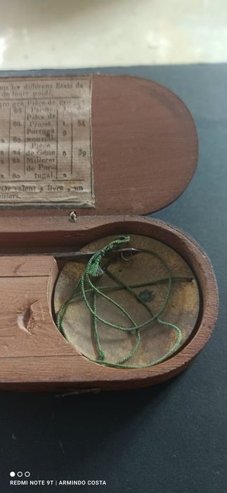 Balança século XIX pesagem de ouro