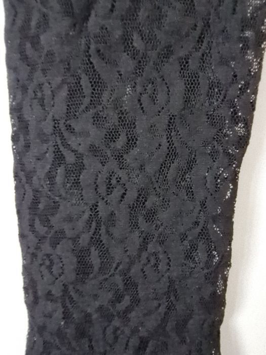Legginsy z czarnej koronki rozm. XS New Yorker