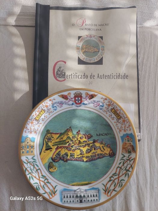Prato comemorativo Macau