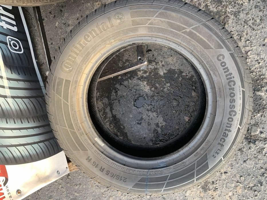 Шини 215/65 R16 Continental пара 2024 рік 7 мм