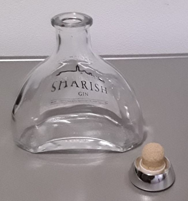 Garrafa VAZIA de Sharish Gin, 500 ml
