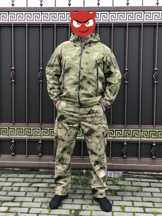 Костюм тактичний Софтшелл Атакс Ataks green фліс