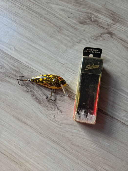 Rzadki kolekcjonerski wobler Salmo Hornet z pudełkiem vintage lata 90
