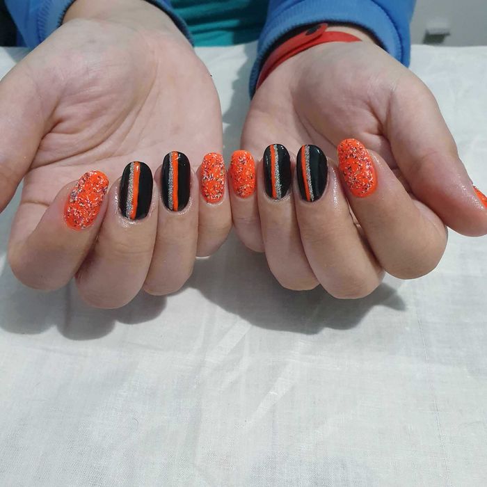manicure  pedicure hybrydowy tytanowy