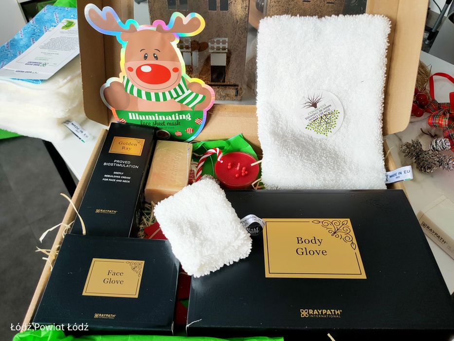 Body Glove Raypath z mydełkiem face glove serum na prezent