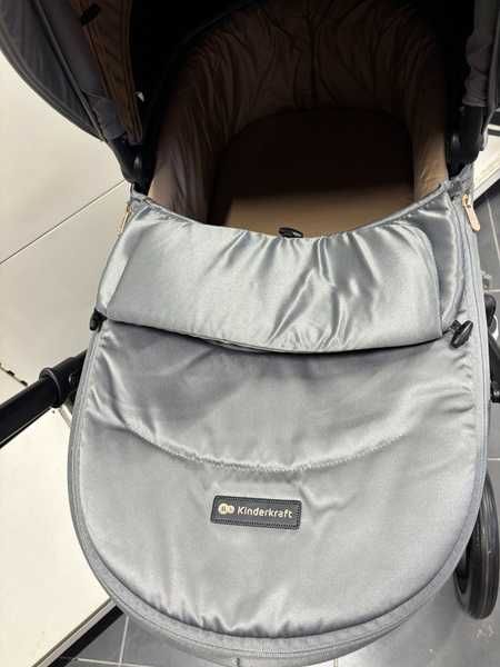 [OUTLET] Kinderkraft Prime 2 Wózek Głęboko-Spacerowy 2w1 Shadow Grey