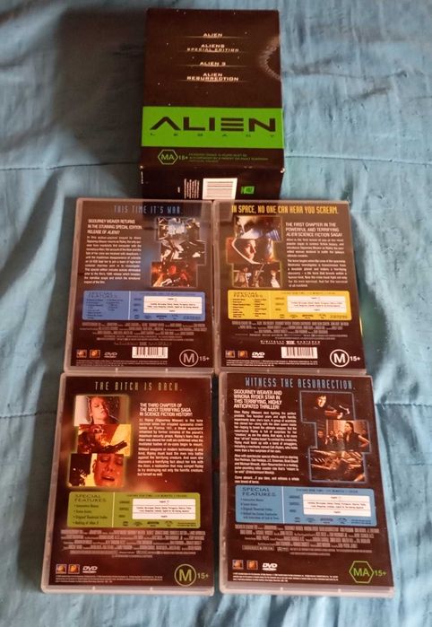 Coleção DVDs Alien - "Legacy - 20th Anniversary Edition"