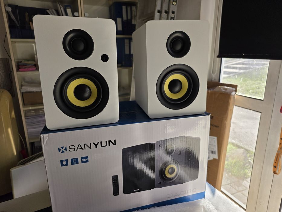 Świetne Glosniki Aktywne Sanyum sw206 HiFi   Blutooth 80w Tryby