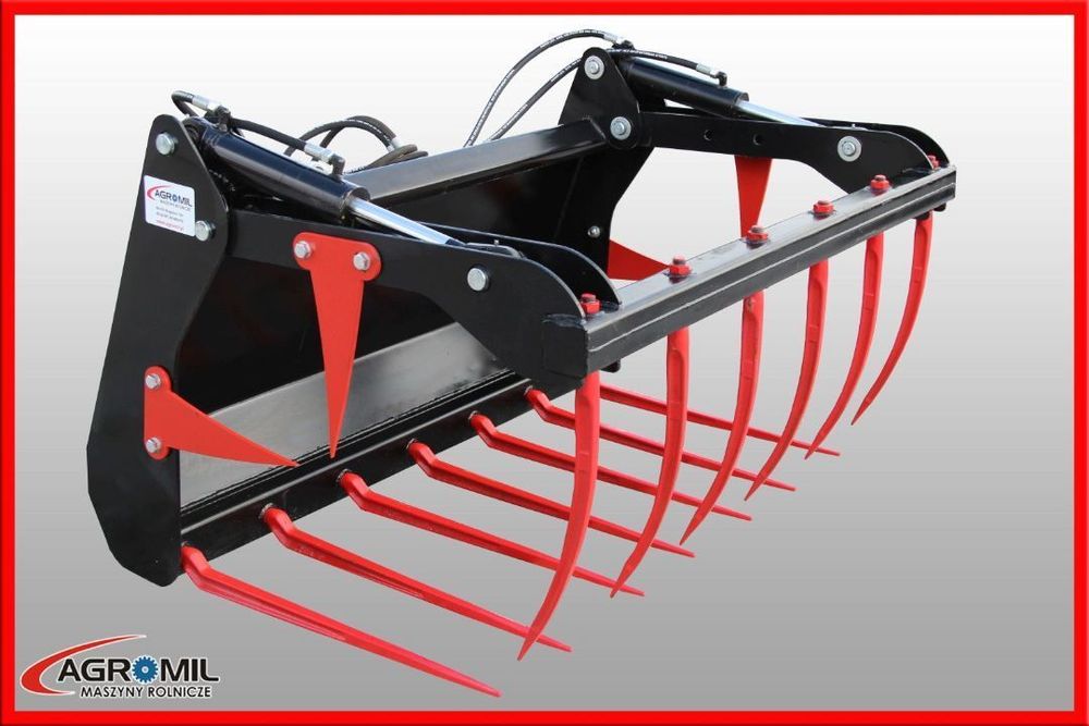 Krokodyl ładowacz czołowy Wol-Met kute zęby 1,8 m