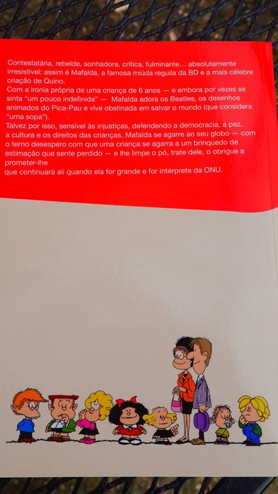 Caderno com linhas da Mafalda / Lined notebook from Mafalda