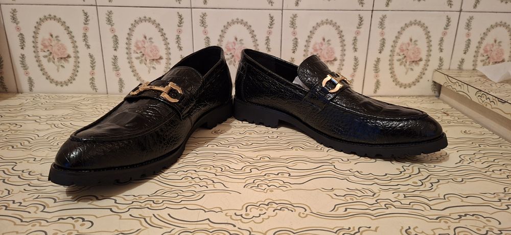 Nowe Loafersy w kolorze czarnym
