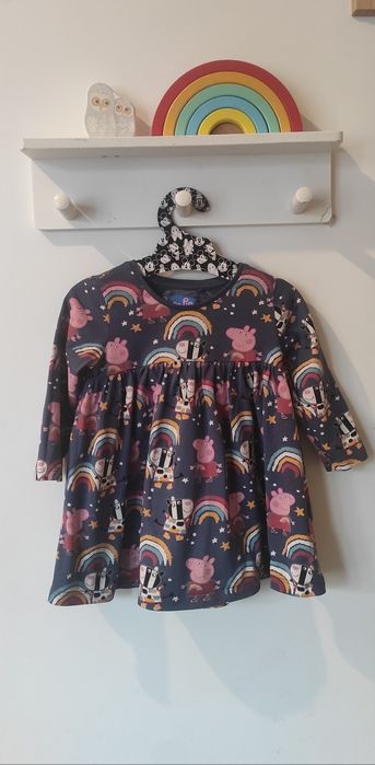 Sukienka Świnka Peppa. Next rozmiar 74/80