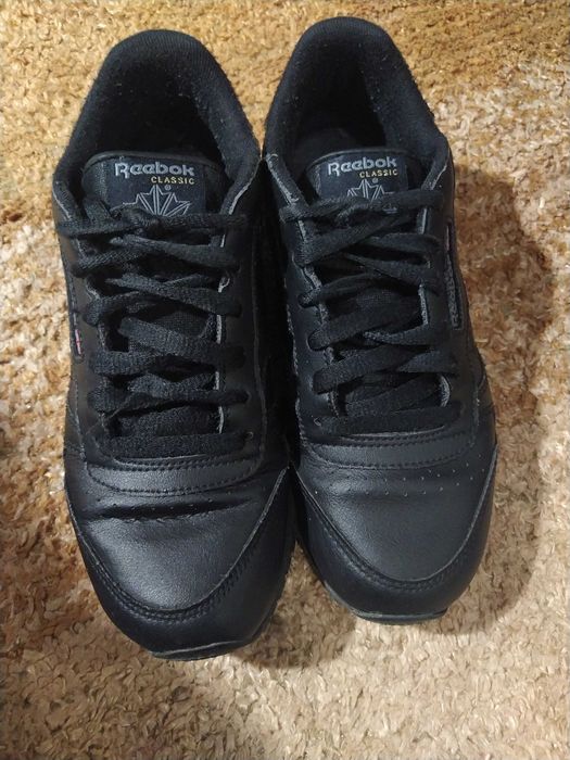 Sapatilhas Reebok Classic couro pretas 36