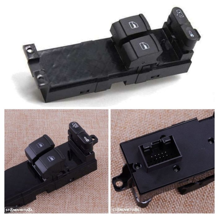 Botão comando interruptor vidros VW Passat/Golf4/Skoda/Sharan/Alhambra