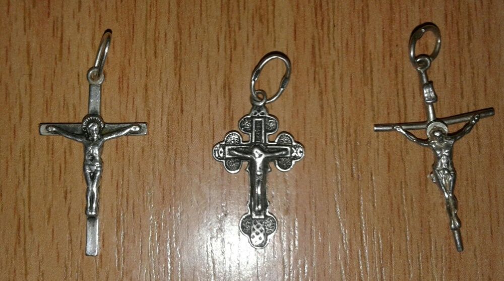 Серебряные крестики