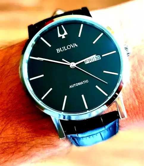 Bulova Classic Automatic 21 kamieni 40h rezerwa jak nowy okazja