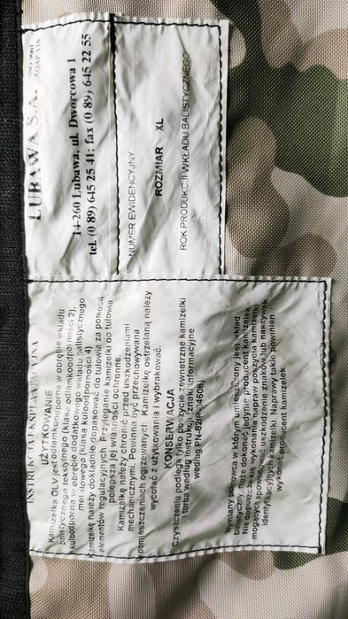 Kamizelka taktyczna XL