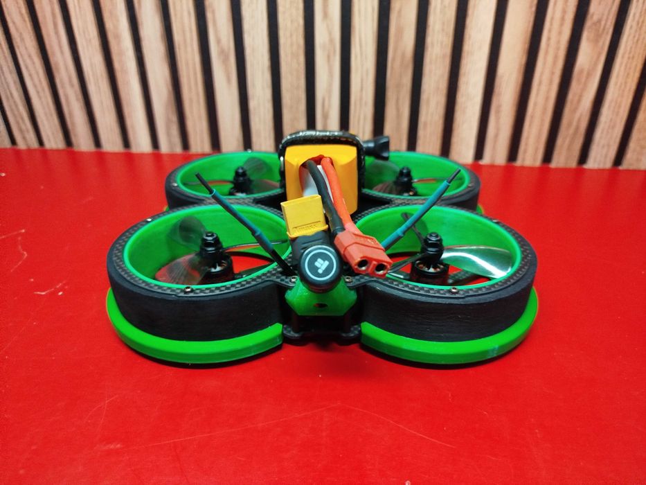 Drone FPV Cinewhoop 3" iflight green hornet + Bateria 4s