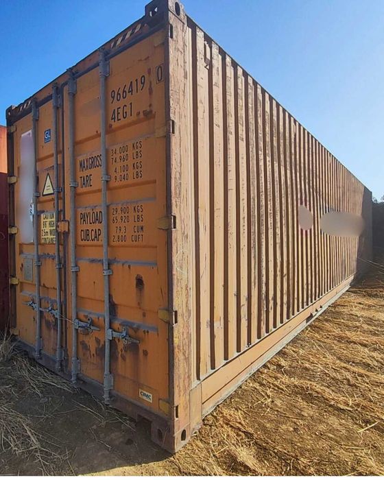 Contentor Marítimo 40' HC - 12 Metros Altura Extra