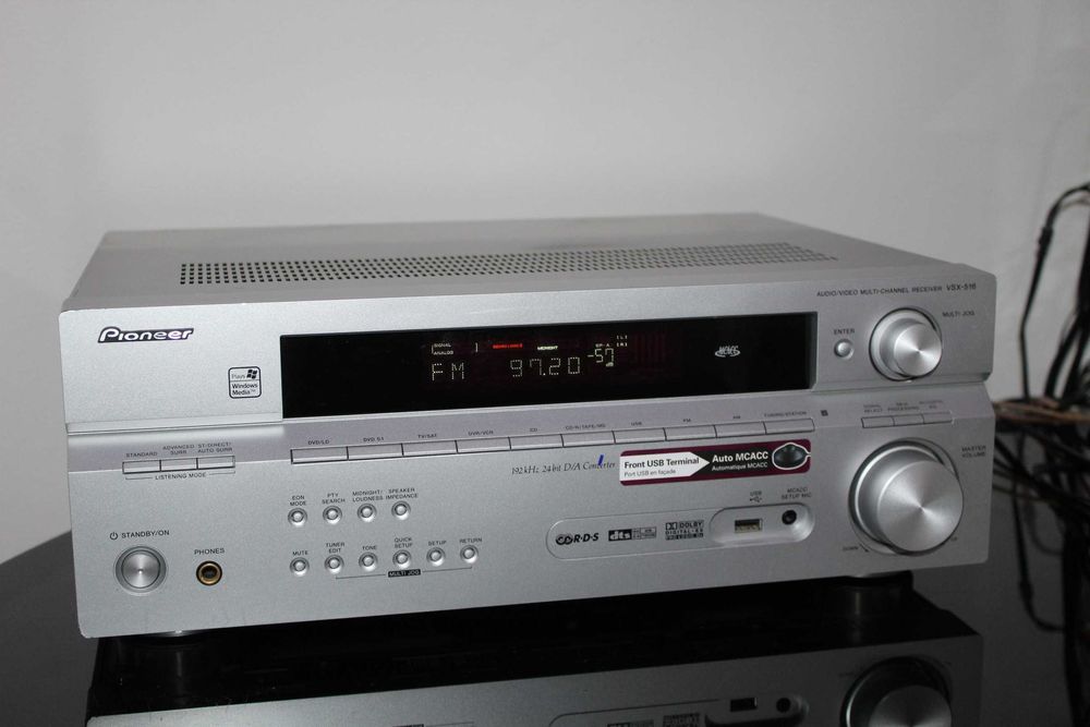 PIONEER VSX-516 Amplituner wzmacniacz kino  USB optyk pilot Wysyłka