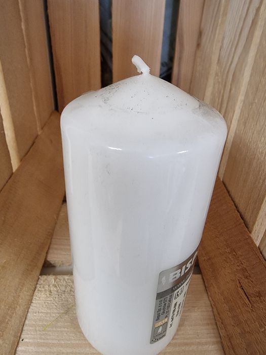 Świece walce białe świeca walec biała dekoracyjne