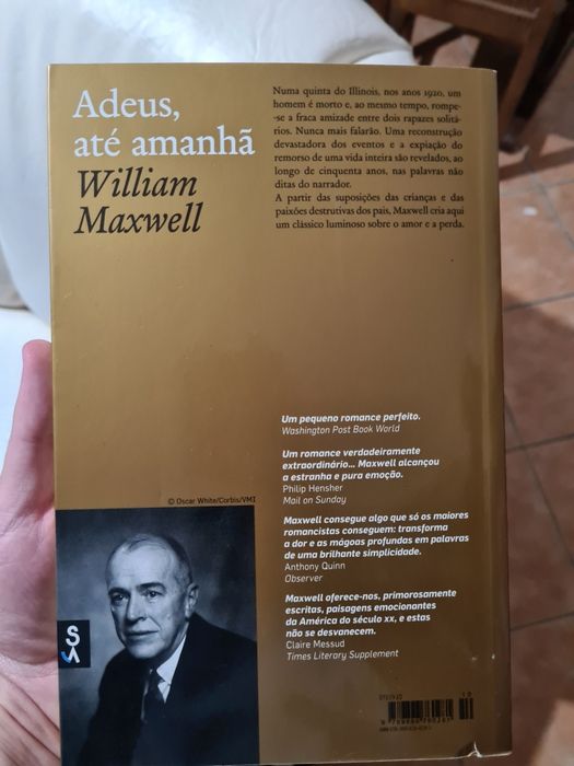 Livro "Adeus, até amanhã" de William Maxwell