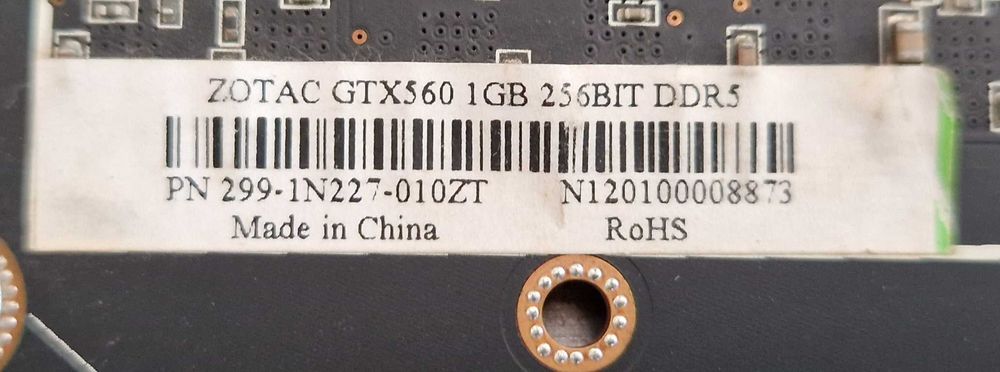 Zotac GTX 560 1GB GDDR5