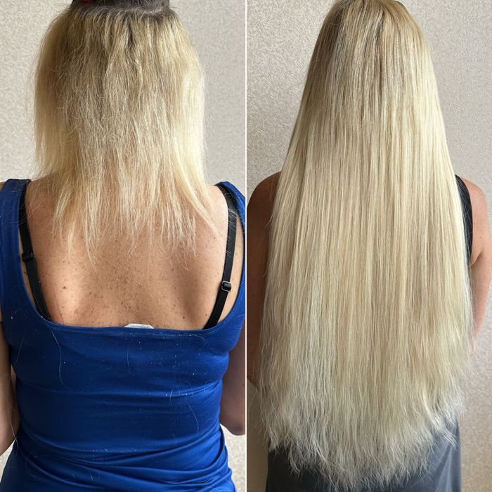 Нарощення волосся, київ, корекція, зняття