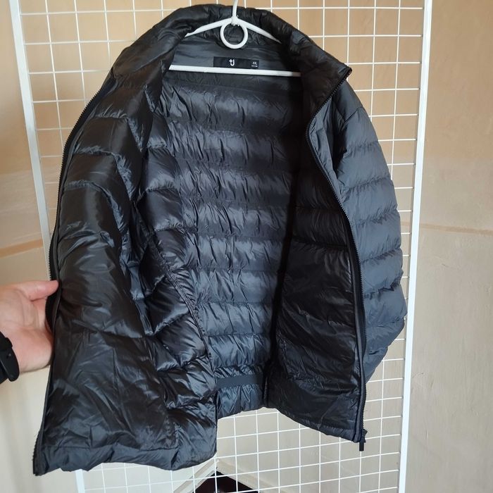Мужской ультралегкий пуховик  +J Jil Sander & Uniqlo Light Down