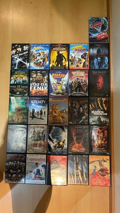 Lotes de DVDs Originais – Vários Géneros | Coleção Completa