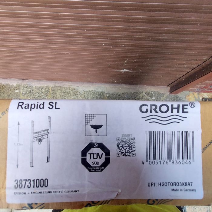Stelarz GROHE do zabudowy nowy