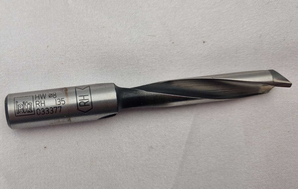Wiertło Leitz D=8 mm GL=54,5 mm HW/TCT - Dübelbohrer CNC meblowe!
