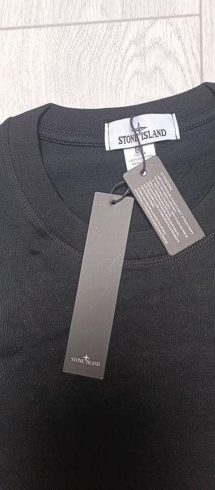 Світшот Stone Island Black / Стон Айленд / Premium Quality (Patch 1:1)