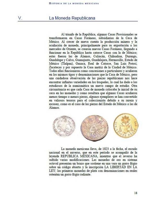 México - - - História da Moeda Mexicana - - - - - Livro de Moedas