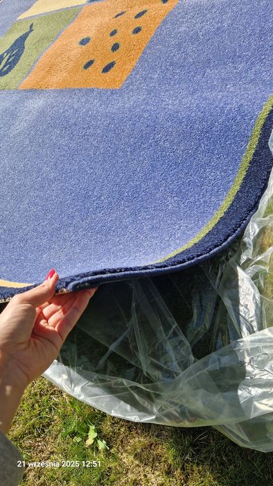 Dywan 200x290 cm granat/niebieski/kolorowy