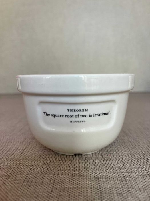 Conjunto 4 Taças Cerâmica "The Proof is in the Pudding"