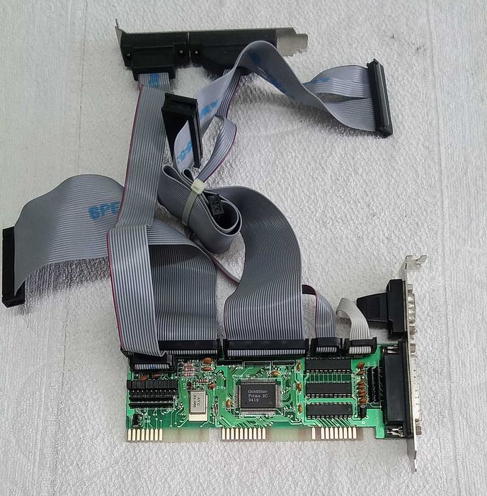 [PC Vintage] Controladora Goldstar IDE, Floppy, Portas - ISA