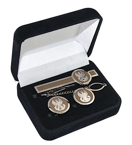 Spinki nowe komplet w etui WP WL 841A/MON.