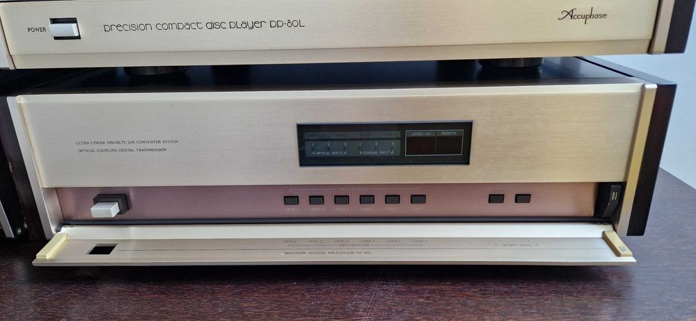Accuphase DAC DC-81L + Transport DP-80L – referencyjny zestaw Hi End - UNIKAT !