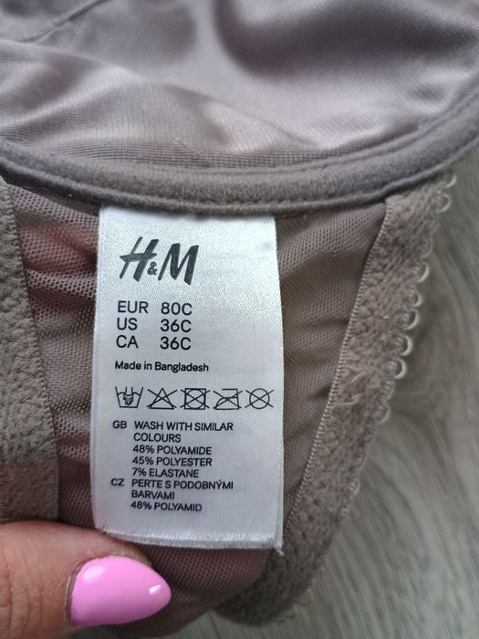 Biustonosz -stanik marki H&M rozmiar 80 C