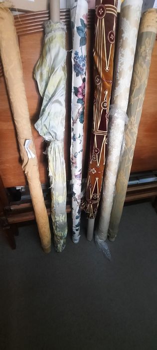 Peças tecido excedentes decoração larg 1,35rg