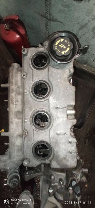 Двигатель,коробка ,рулевая рейка.