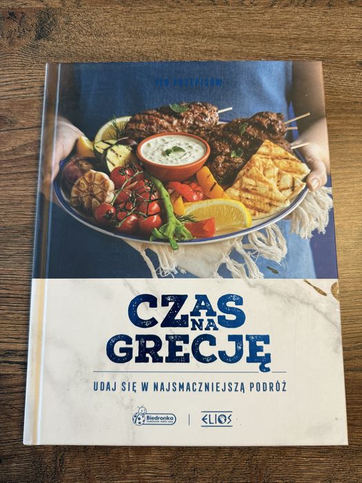 Książka  kucharska Czas na Grecję twarda oprawa