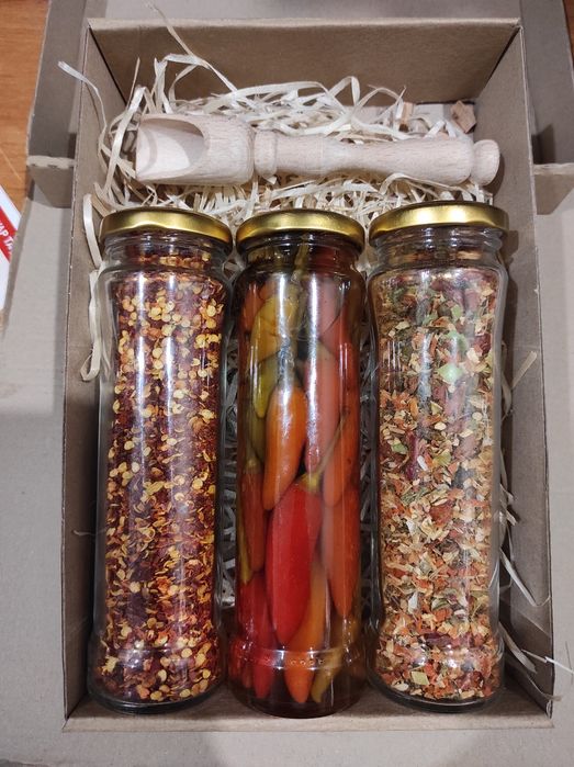 Гострий набір перець чилі маринований бограч  аджика