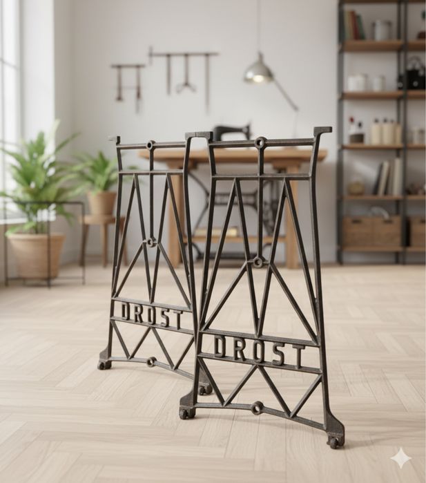 Nogi żeliwne z maszyny DROST i ozdobne – Loft, Industrial